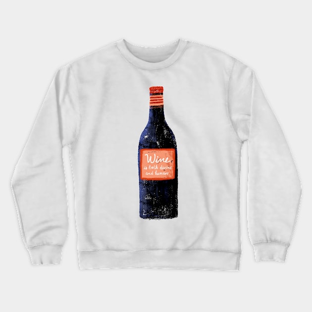 WINE Crewneck Sweatshirt by YANZO